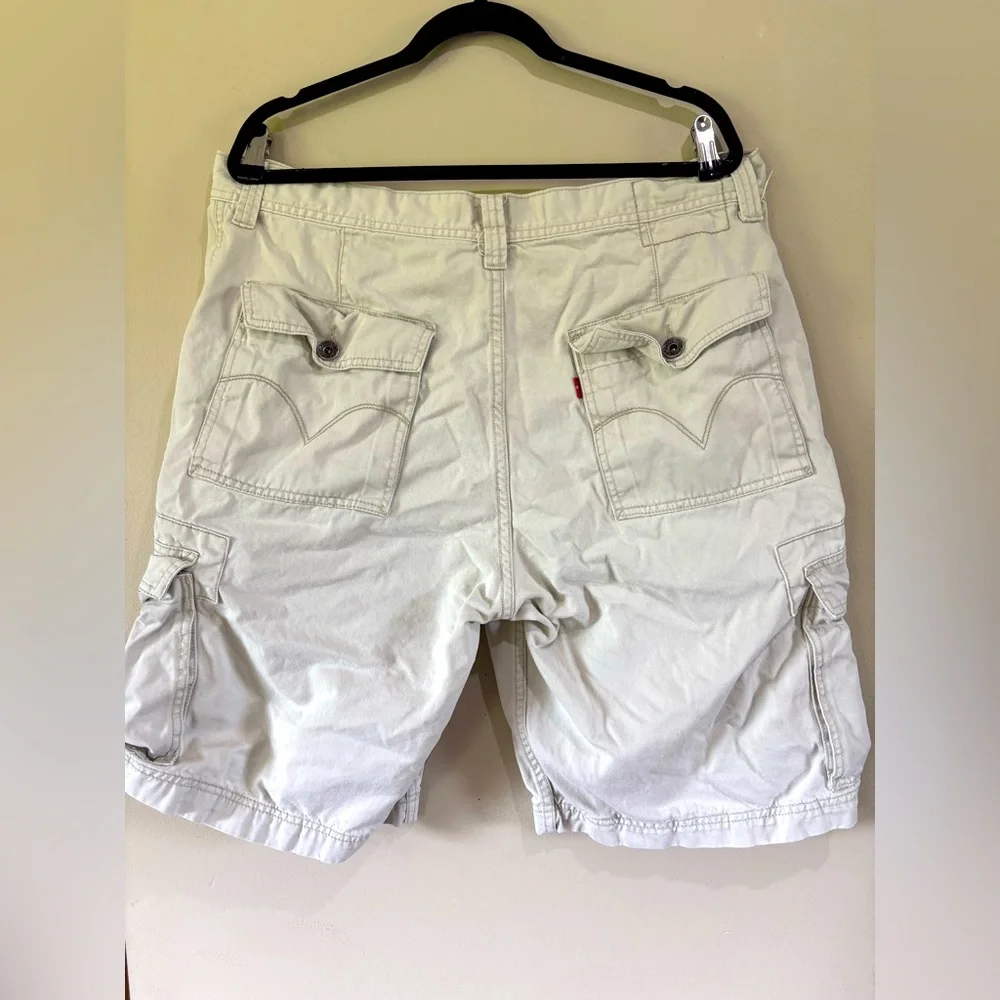 Levi's Men's 38 Cargo Shorts Tan Cotton Relaxed Fit 11